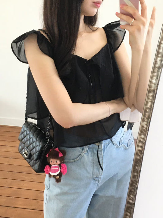 may off-shoulder blouse-2col