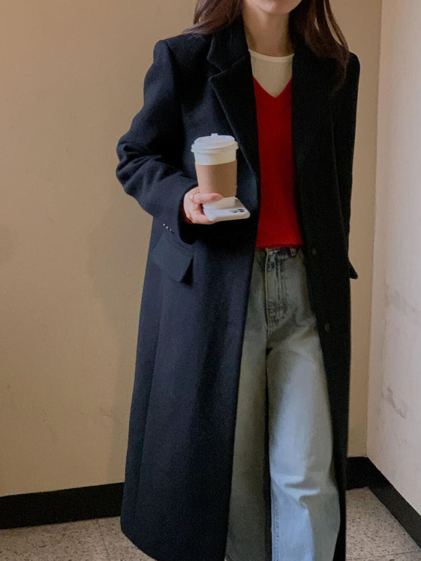 Wool single coat-3col