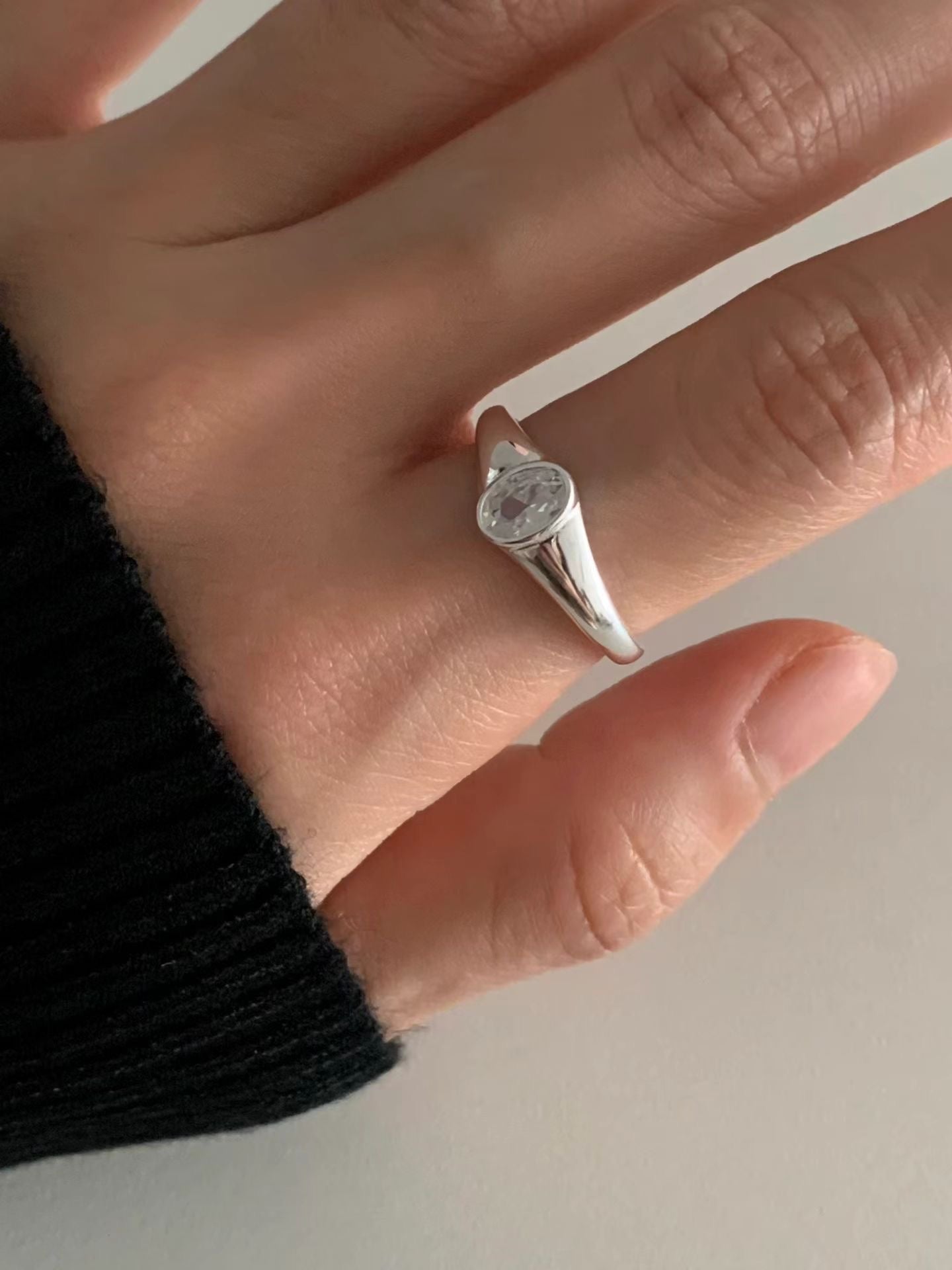 Classic Cubic Opening Ring
