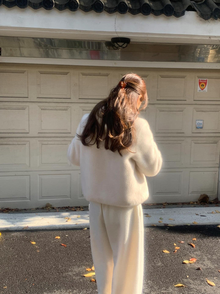 liter pony wool sweat pants-2col