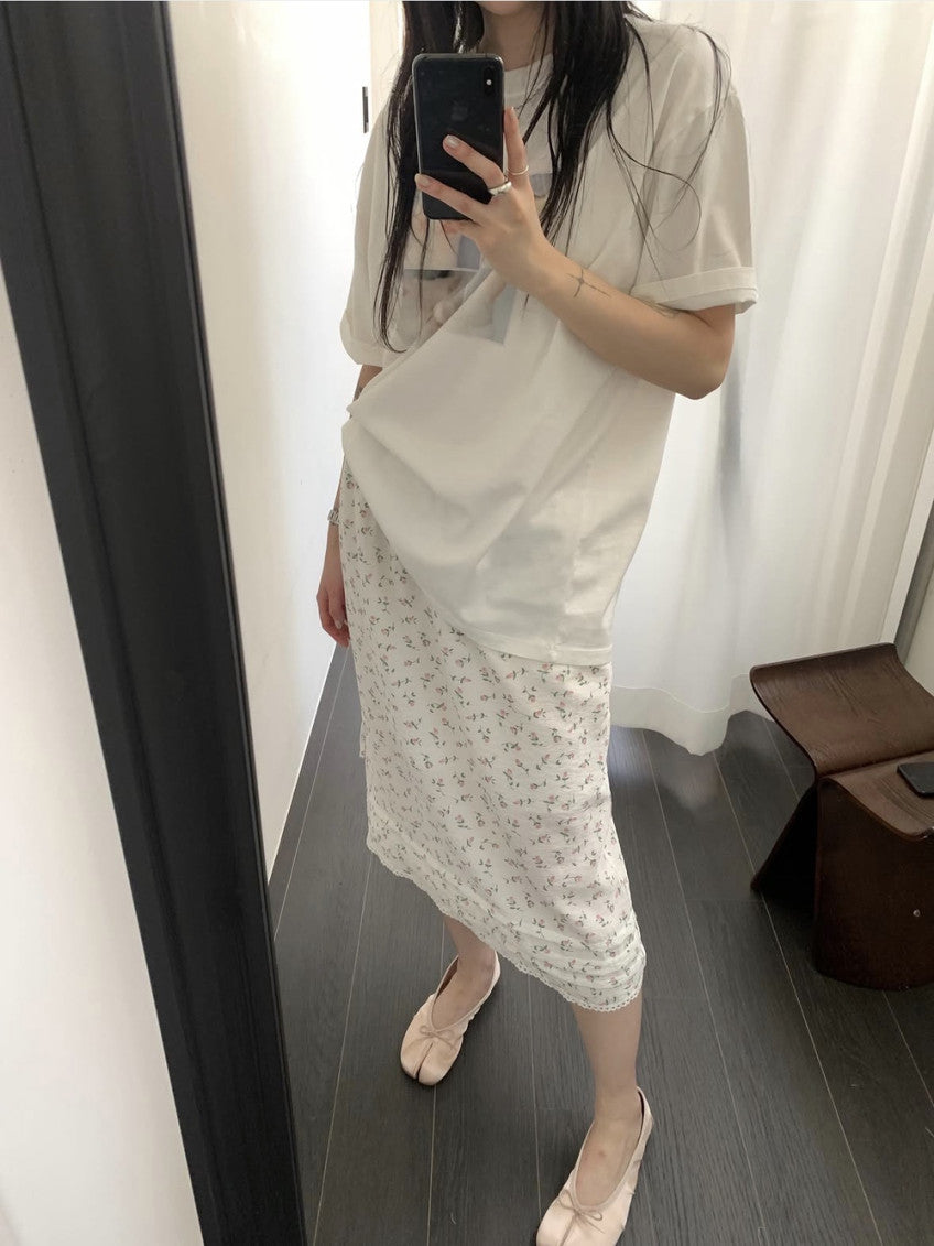 drop flower skirt-2col
