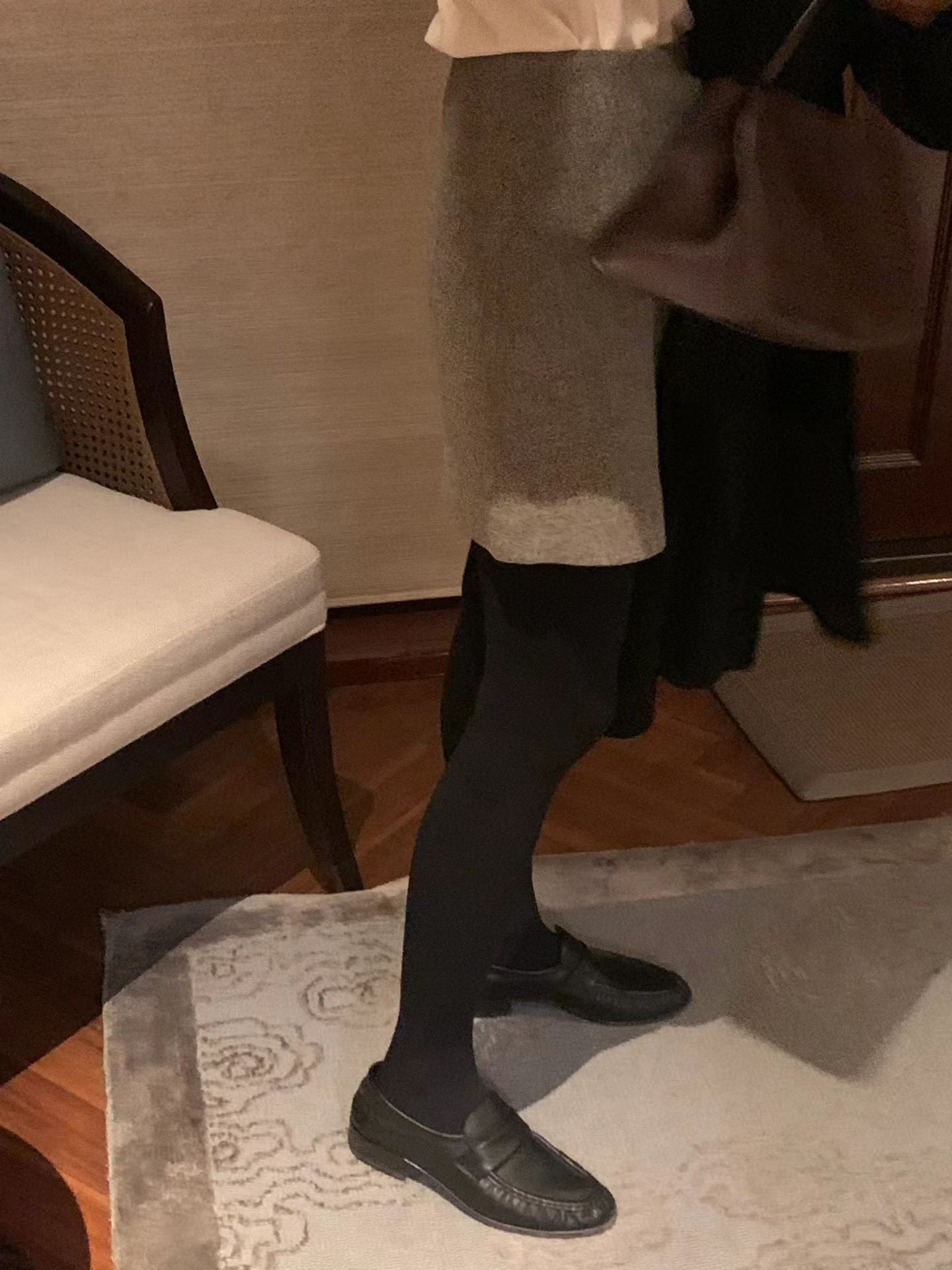 Ounce wool mini skirt-3col