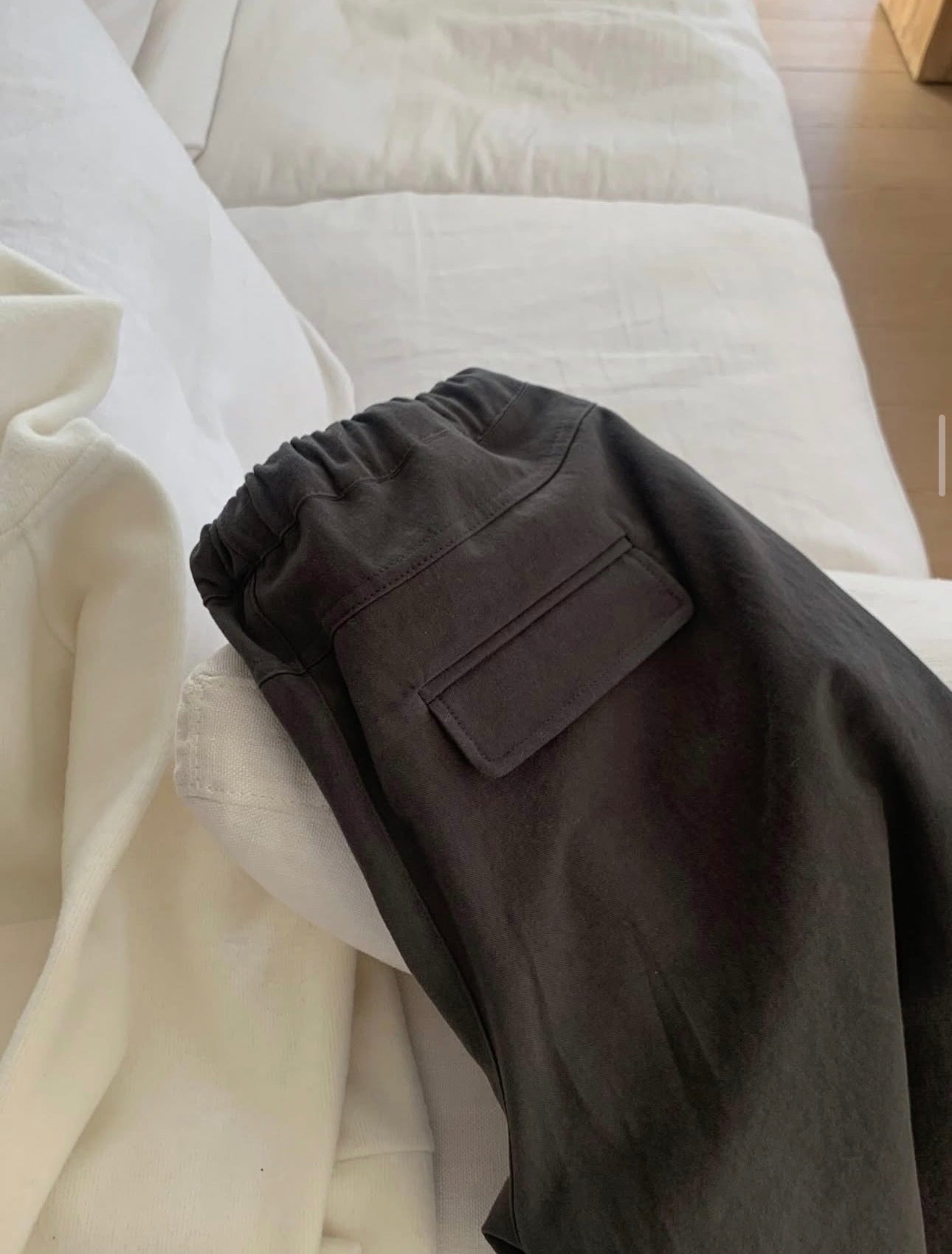 liter dover peach gimo bandding pants-2col