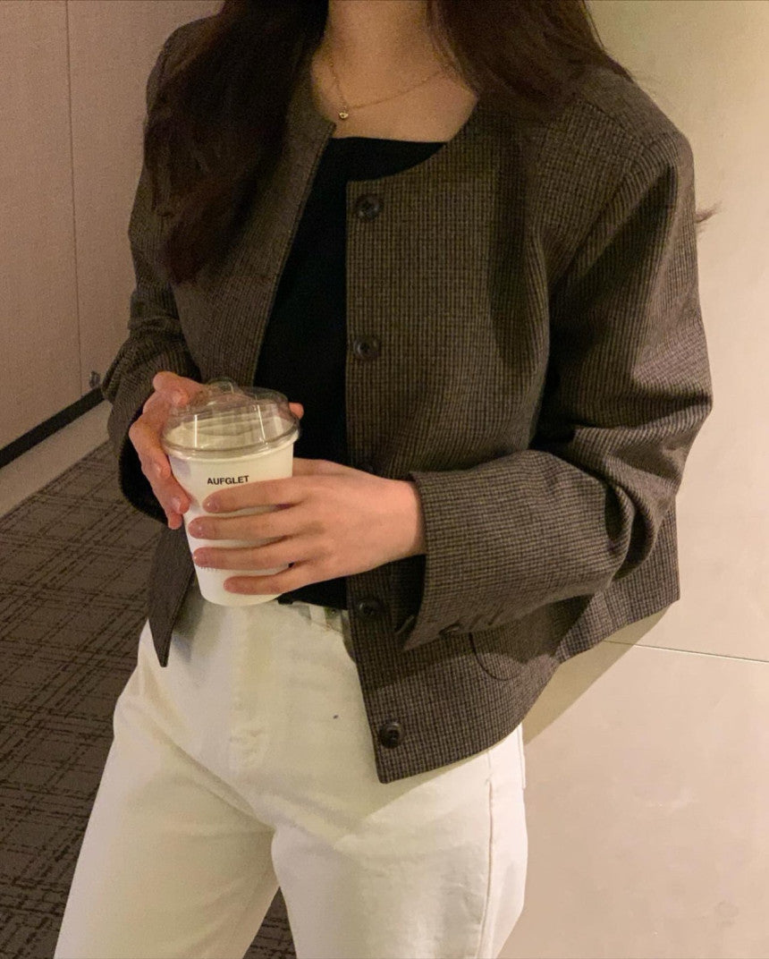 Celine wool no collar jacket