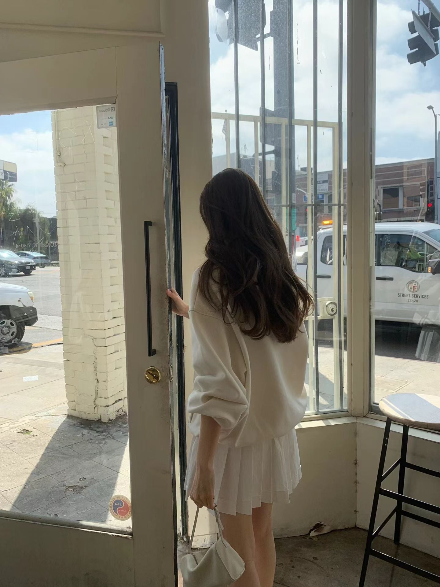 Ounce mini pleats skirt