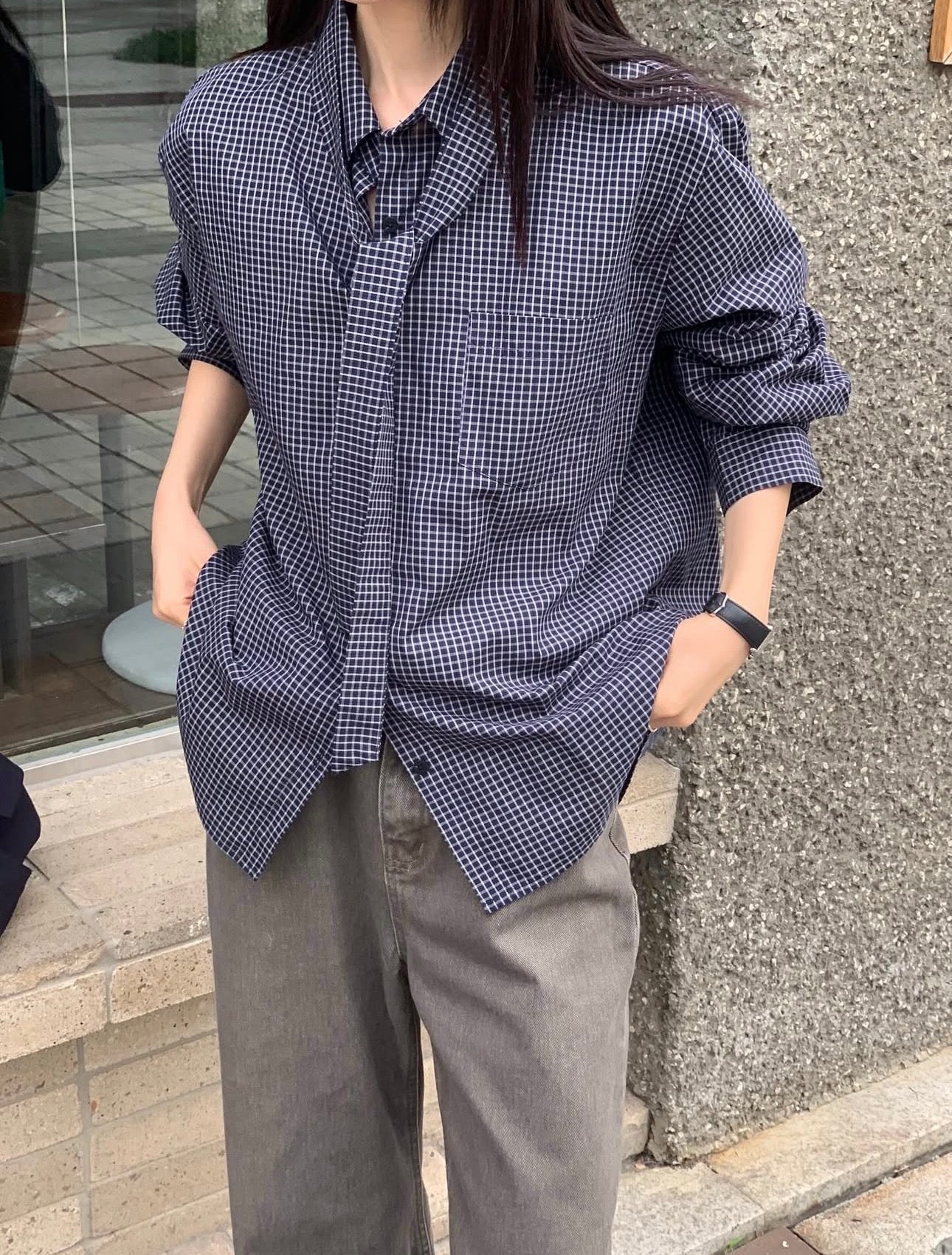 Rote tie shirt-2col