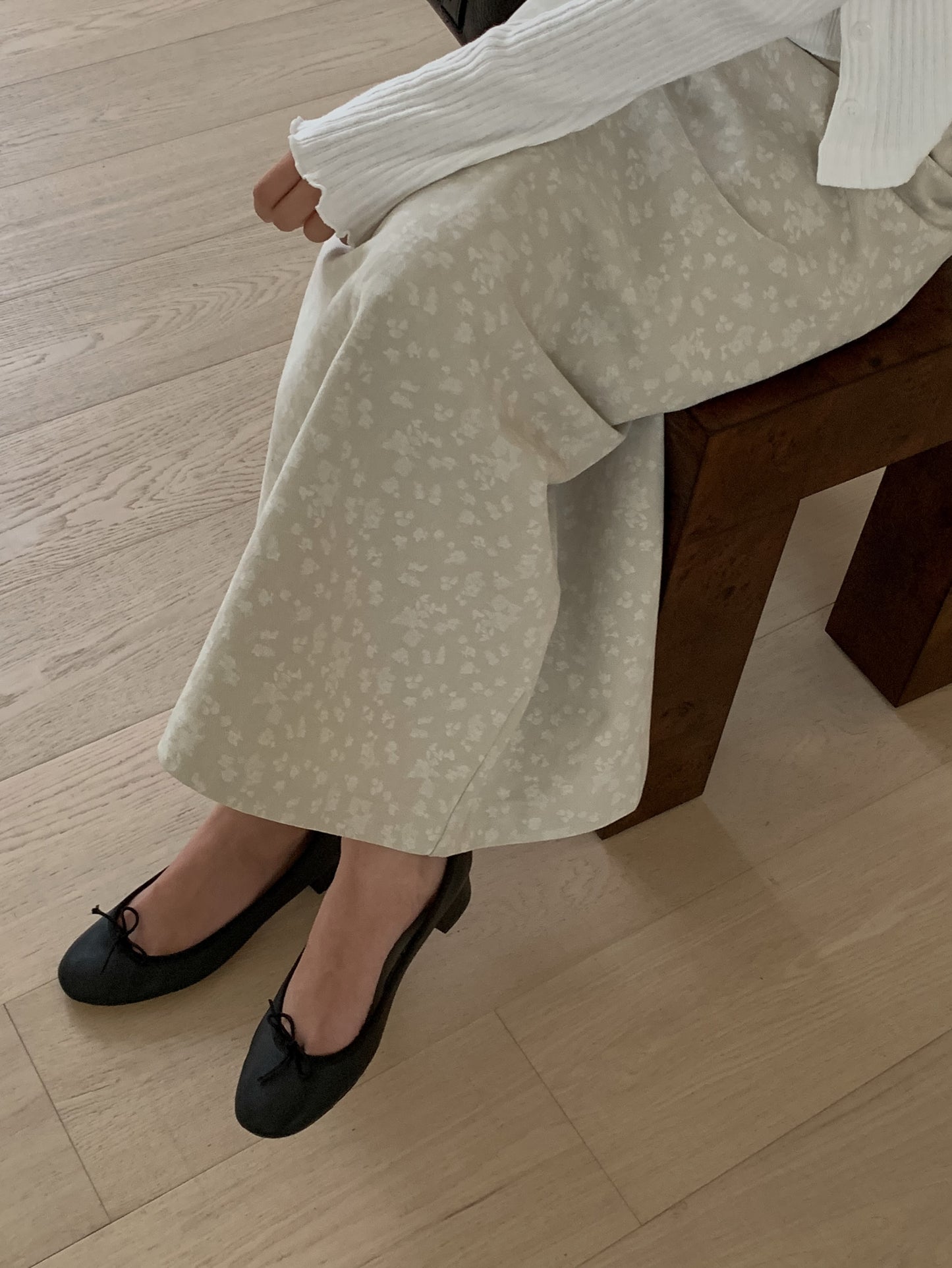 pig cotton skirt-2col