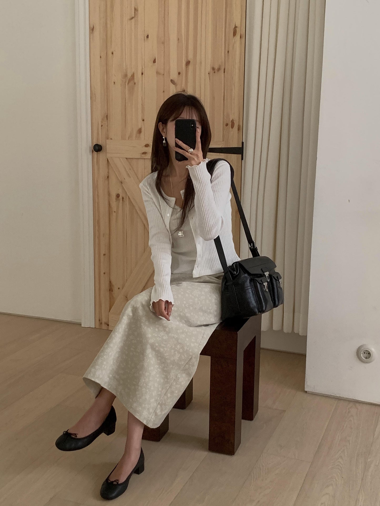 pig cotton skirt-2col