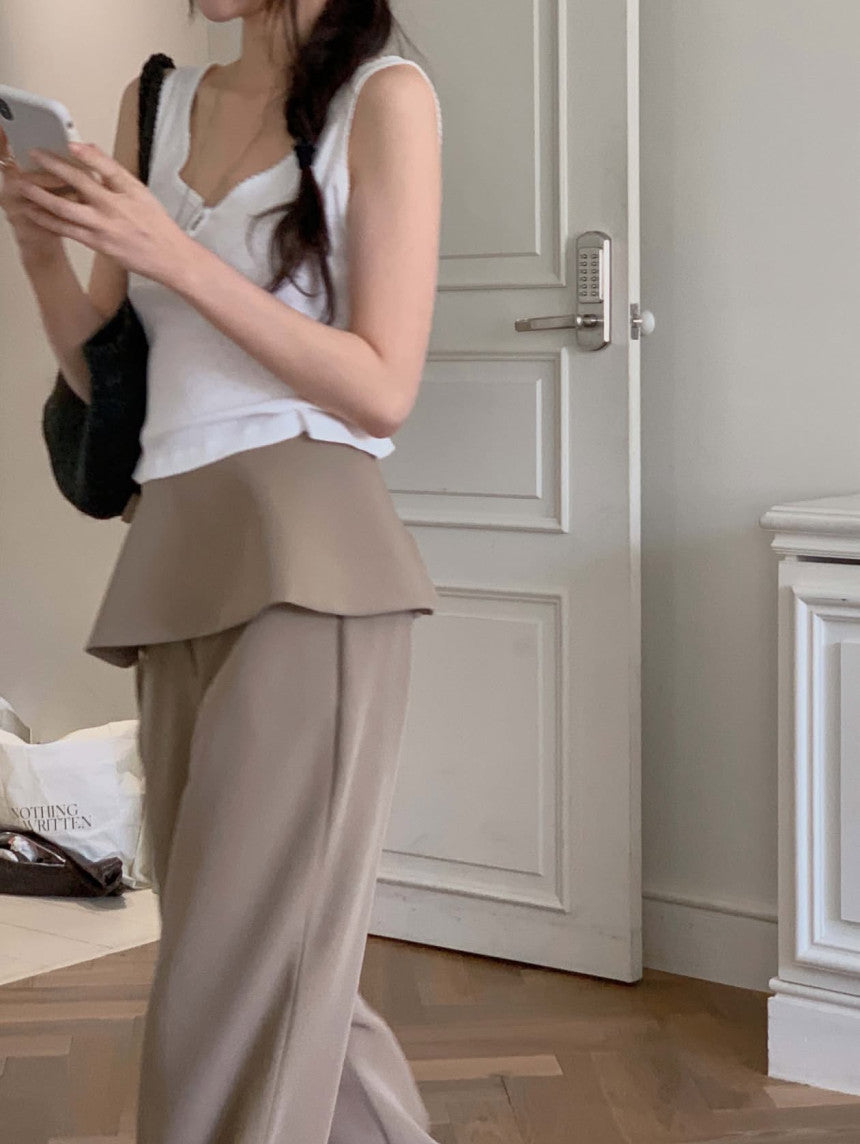 wrap slacks set-3col