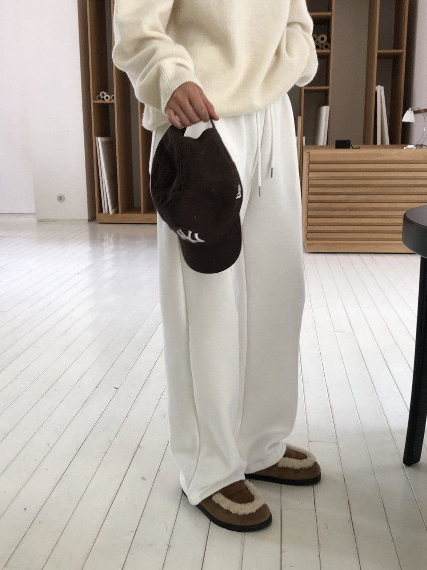 Soft string gimo training pants-4col