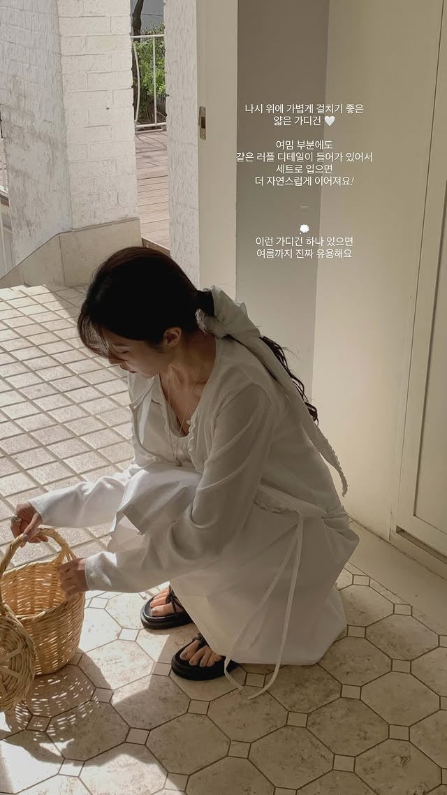 Boni sleeveless&cardigan-3col