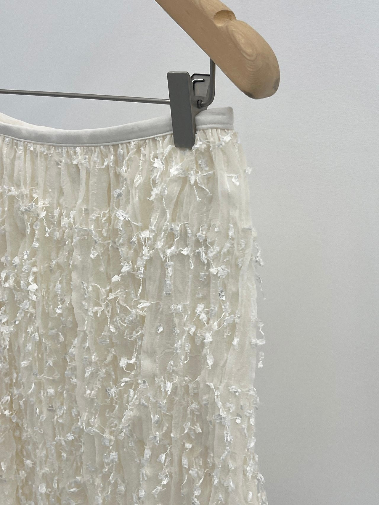 Ruel texture midi skirt