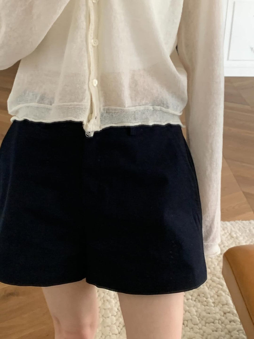 shop linen cardigan-4col