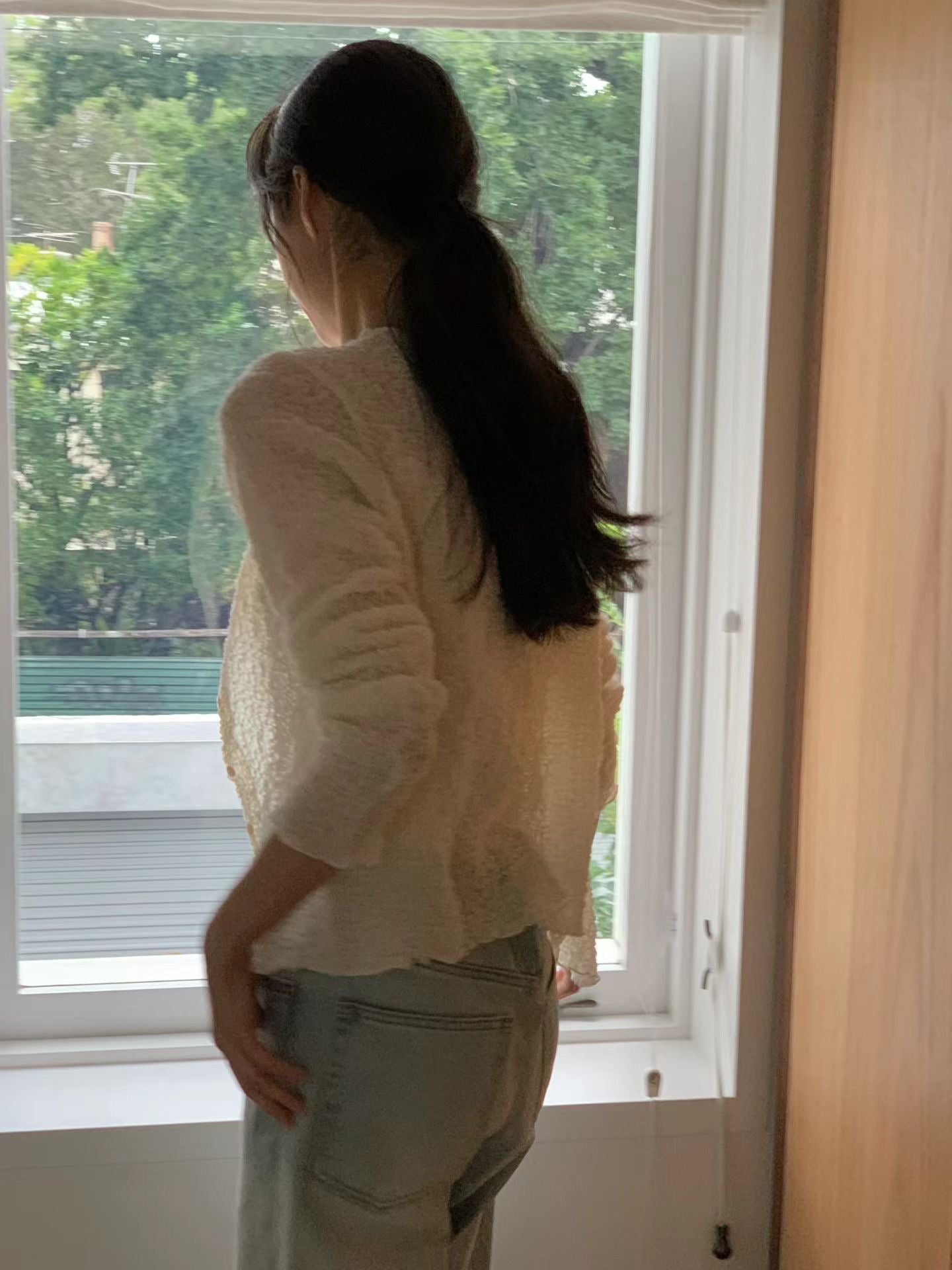 Ounce cloud wrinkle cardigan-3col