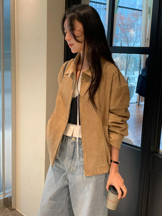 Bern suede blouson