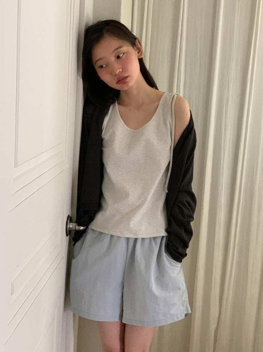 shop linen cardigan-4col