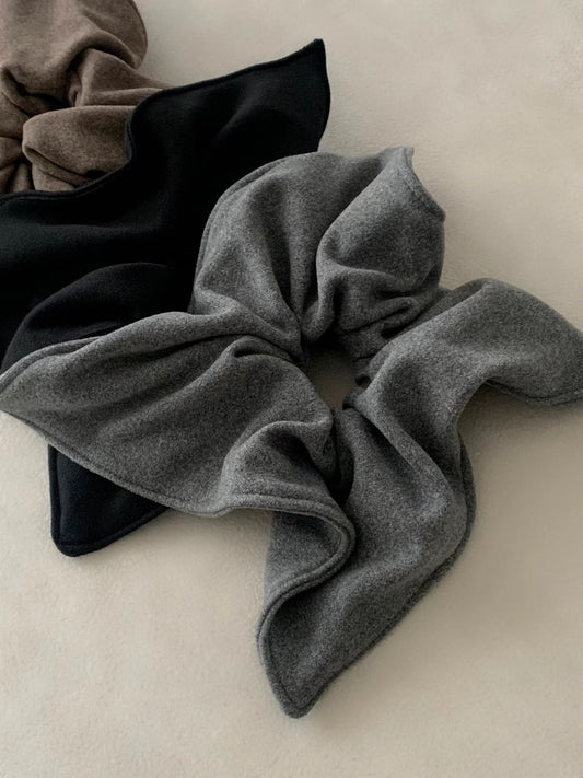 Fleece Square Scrunchies