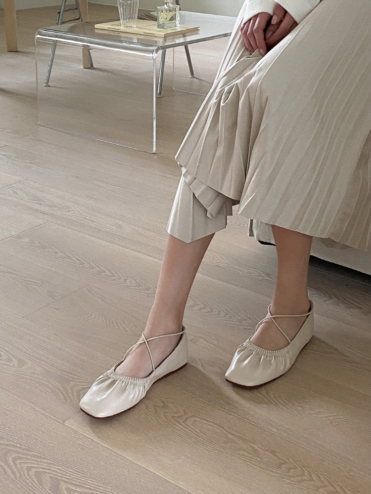 soft shirring flat