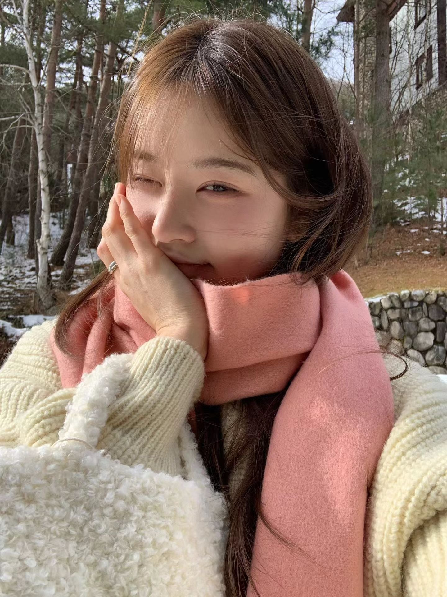 Ounce soft wool muffler-10col