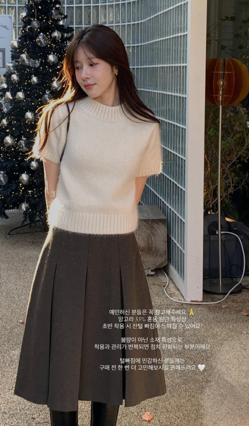 Angora half knit-4col