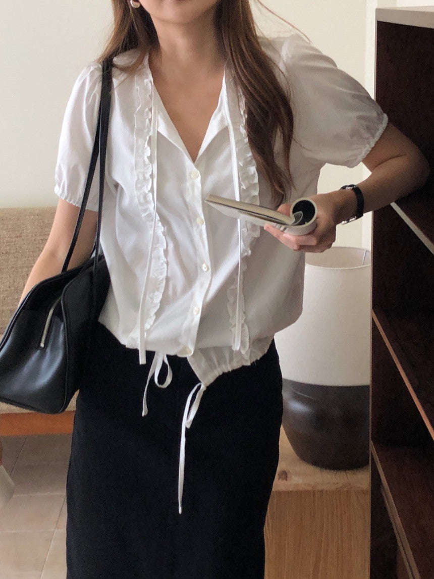 Loha lace half blouse