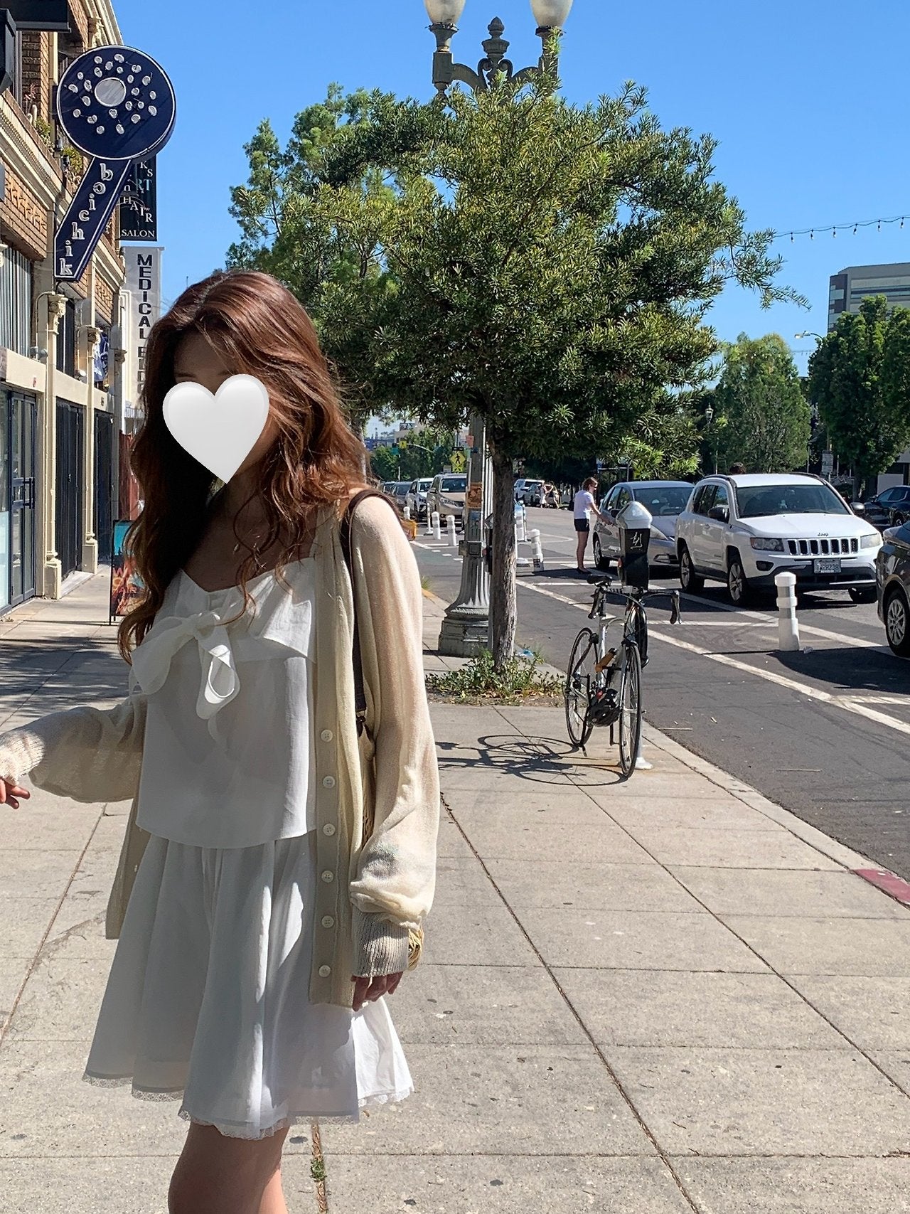 cream即納 Vera summer V-neck cardigan-2col