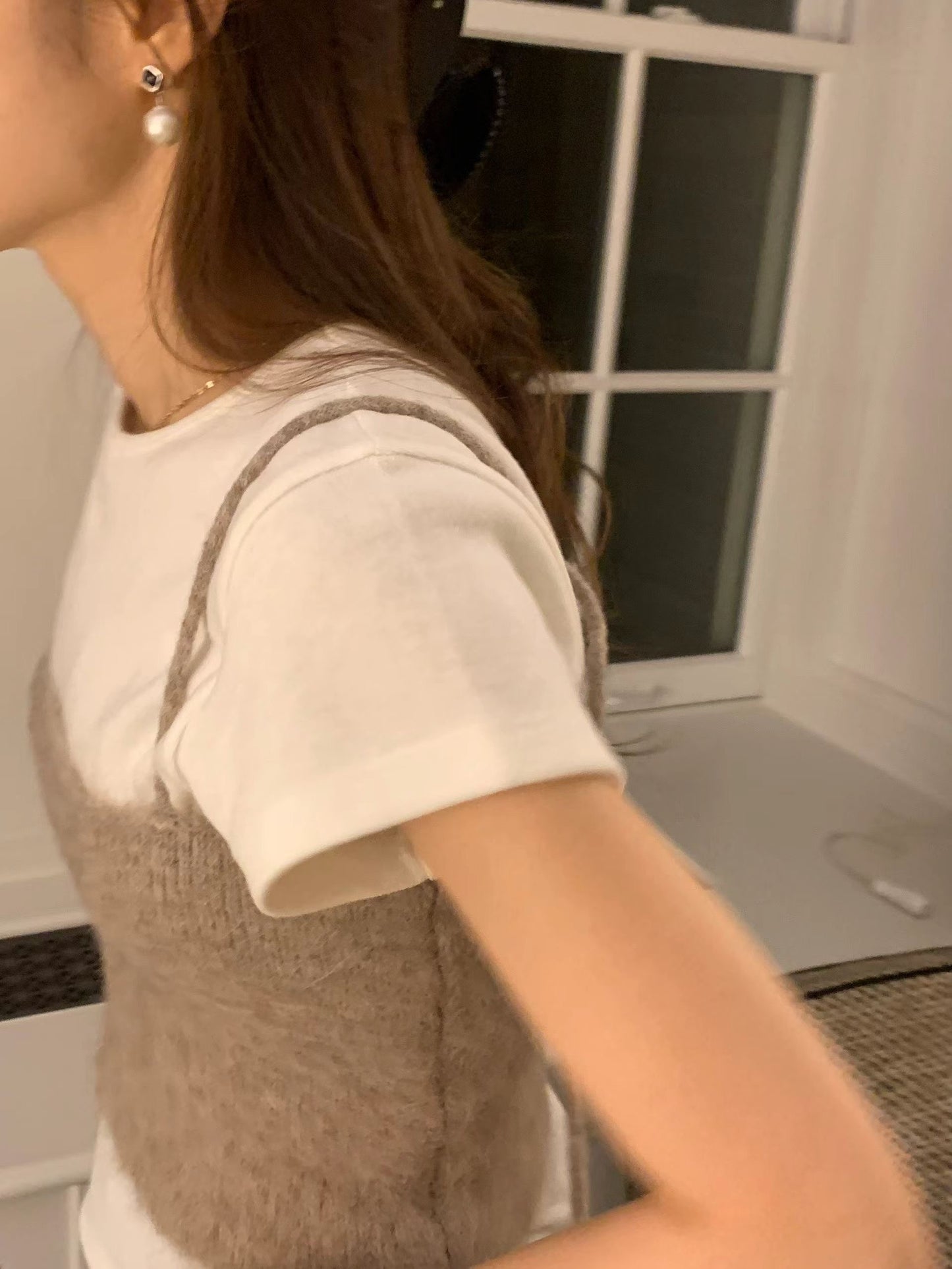 Ounce hairly alpaca bustier-2col