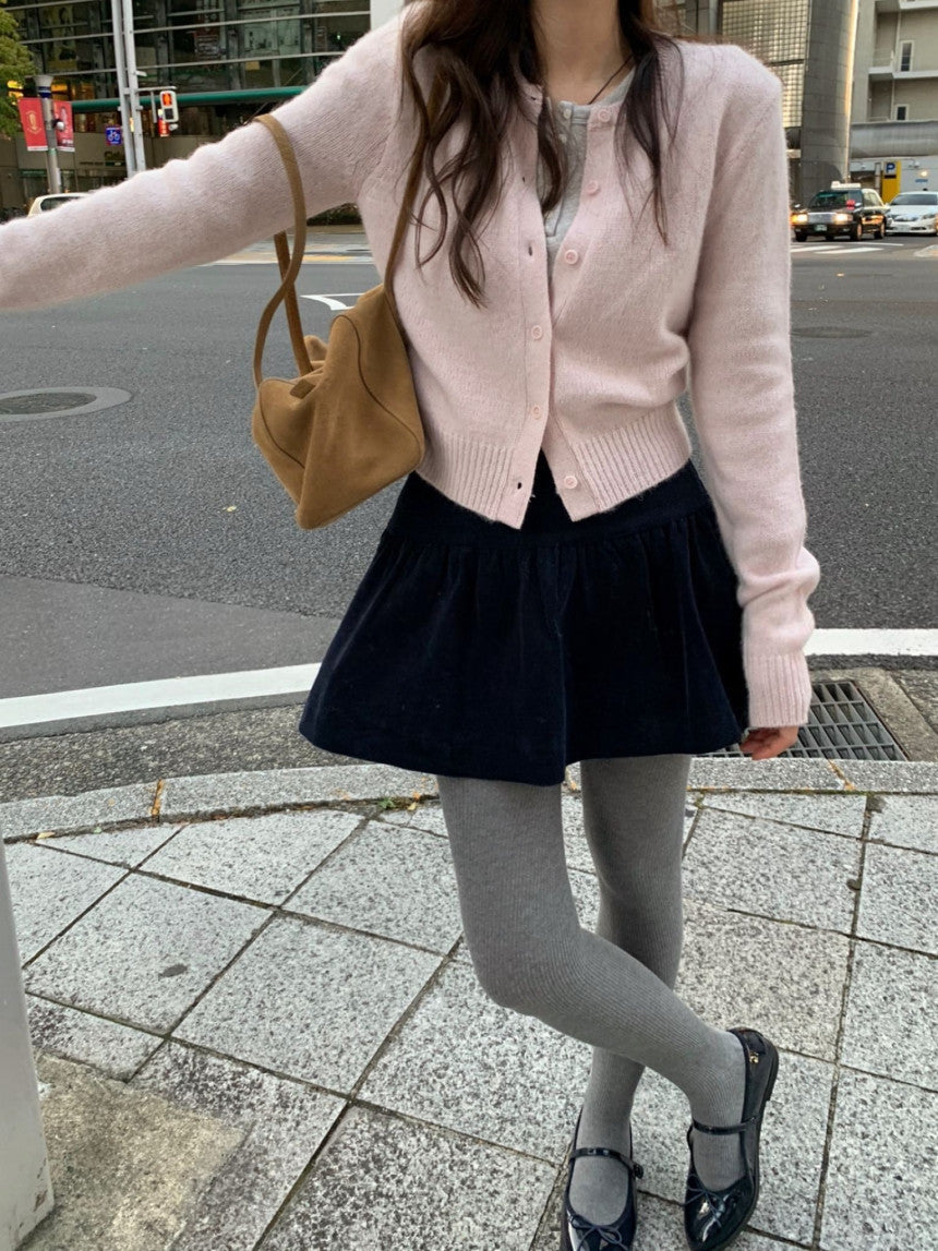 Michelle baby alpaca cardigan-4col