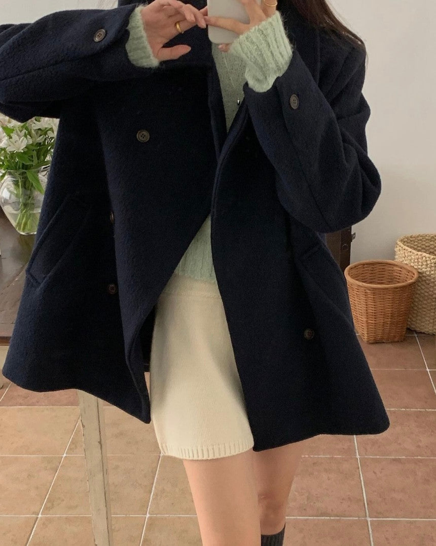 Lemiel wool coat-2col