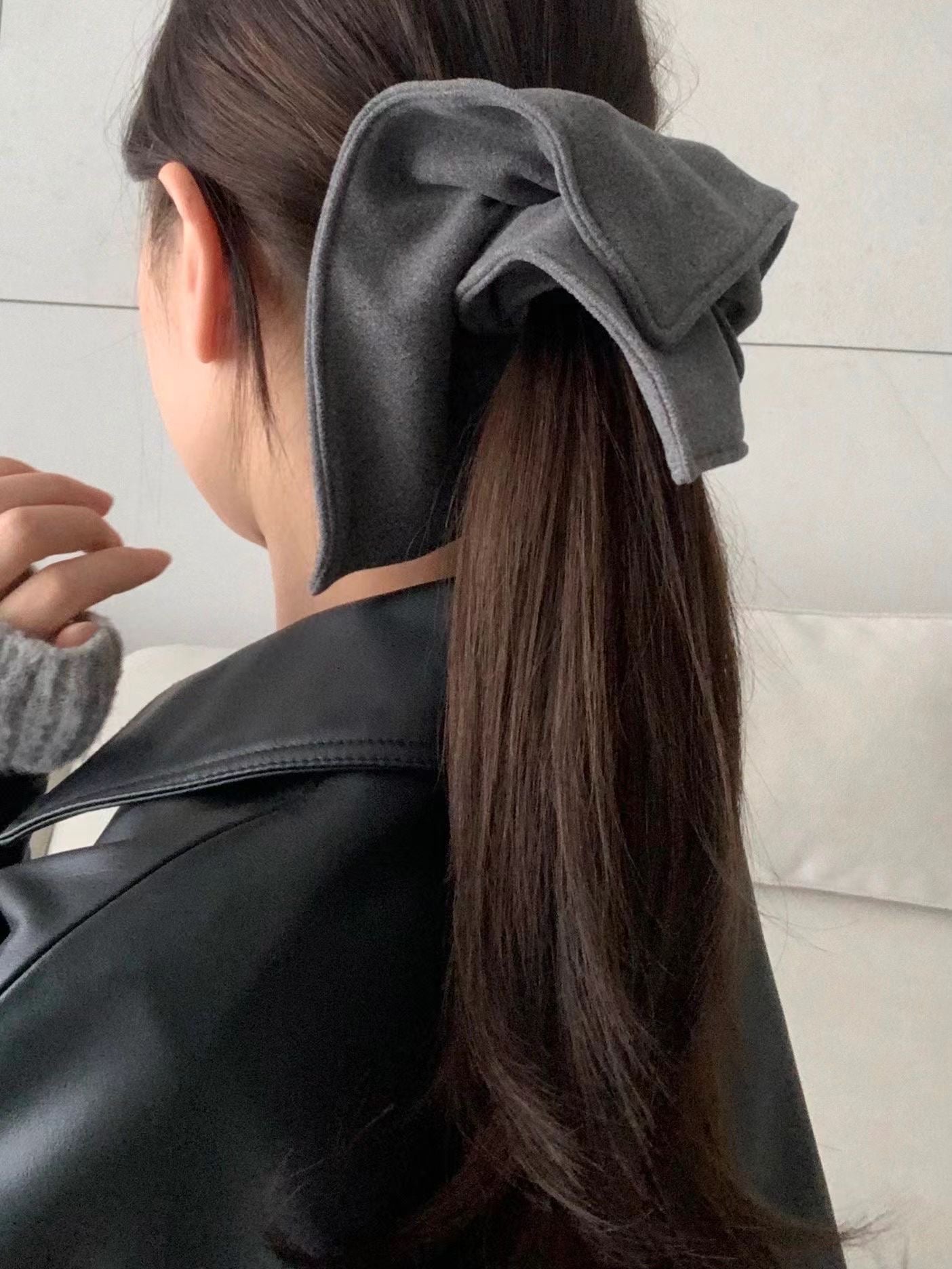 Fleece Square Scrunchies