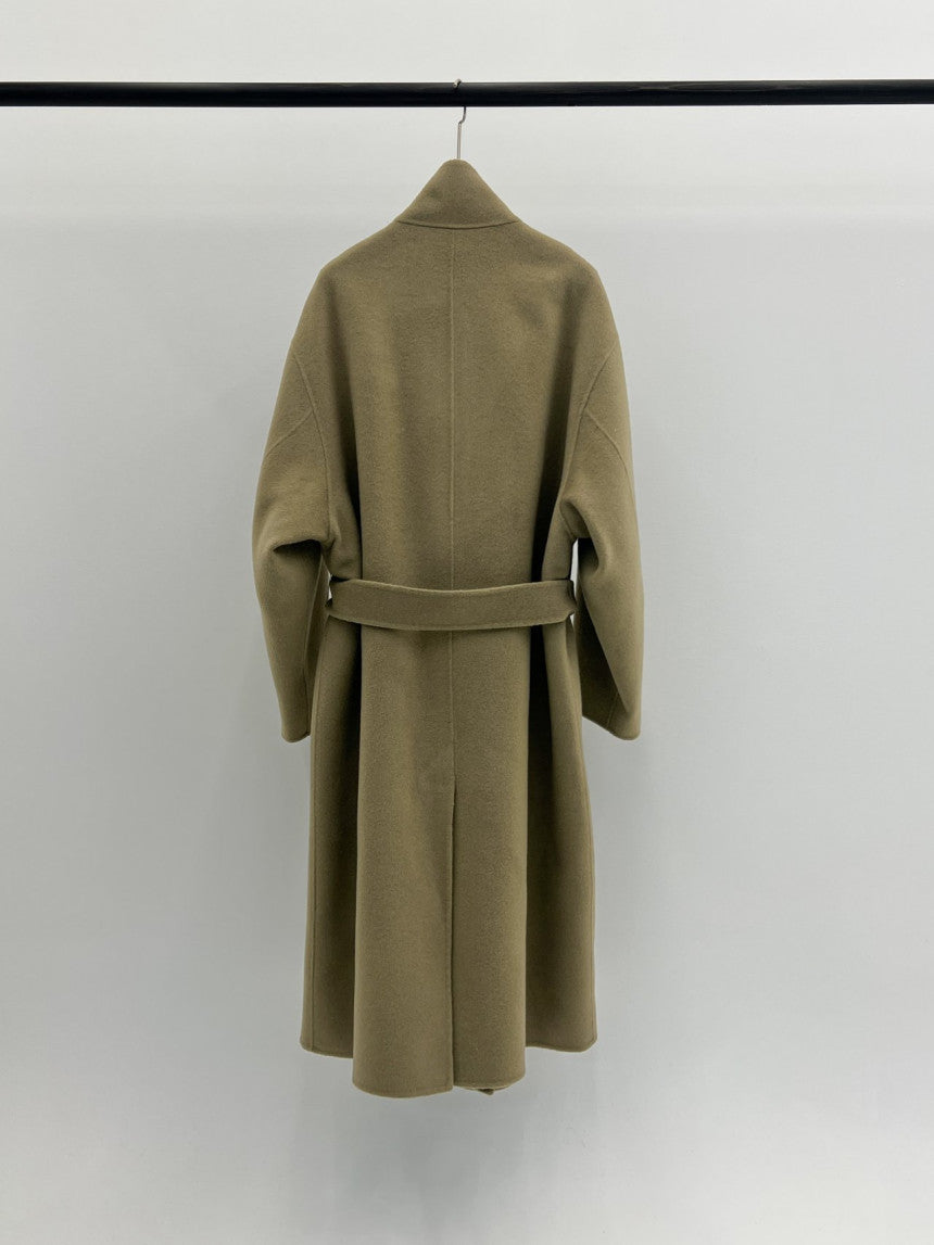 Noel high neck handmade coat-2col