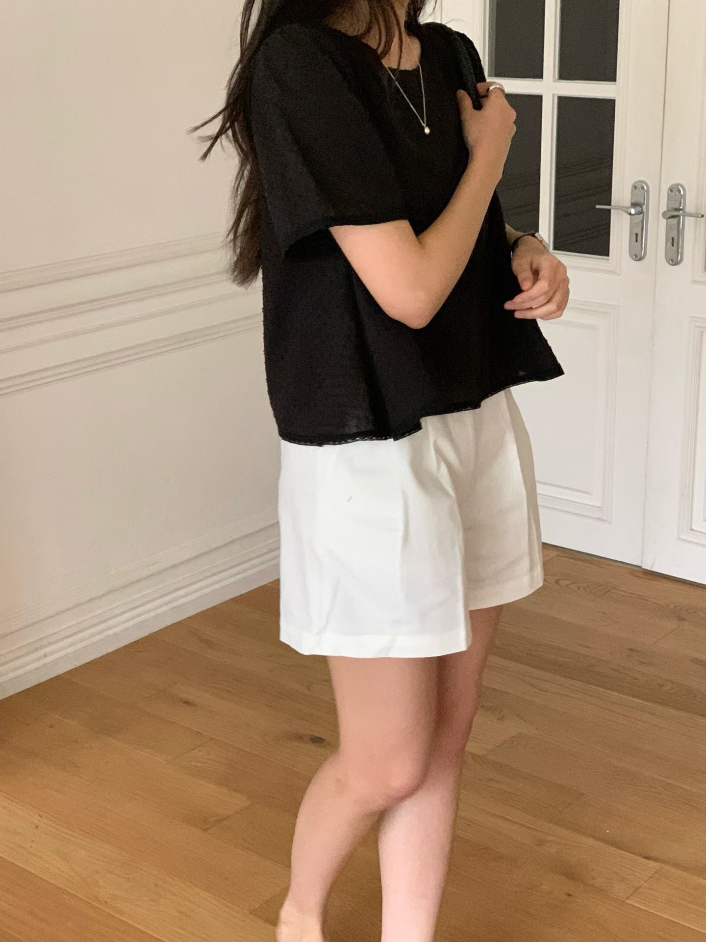 Wendy lace blouse-3col