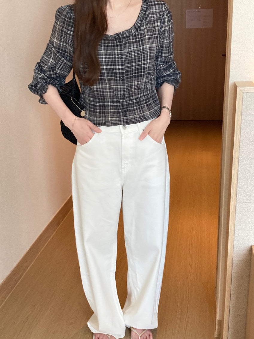 moen frill blouse-2col