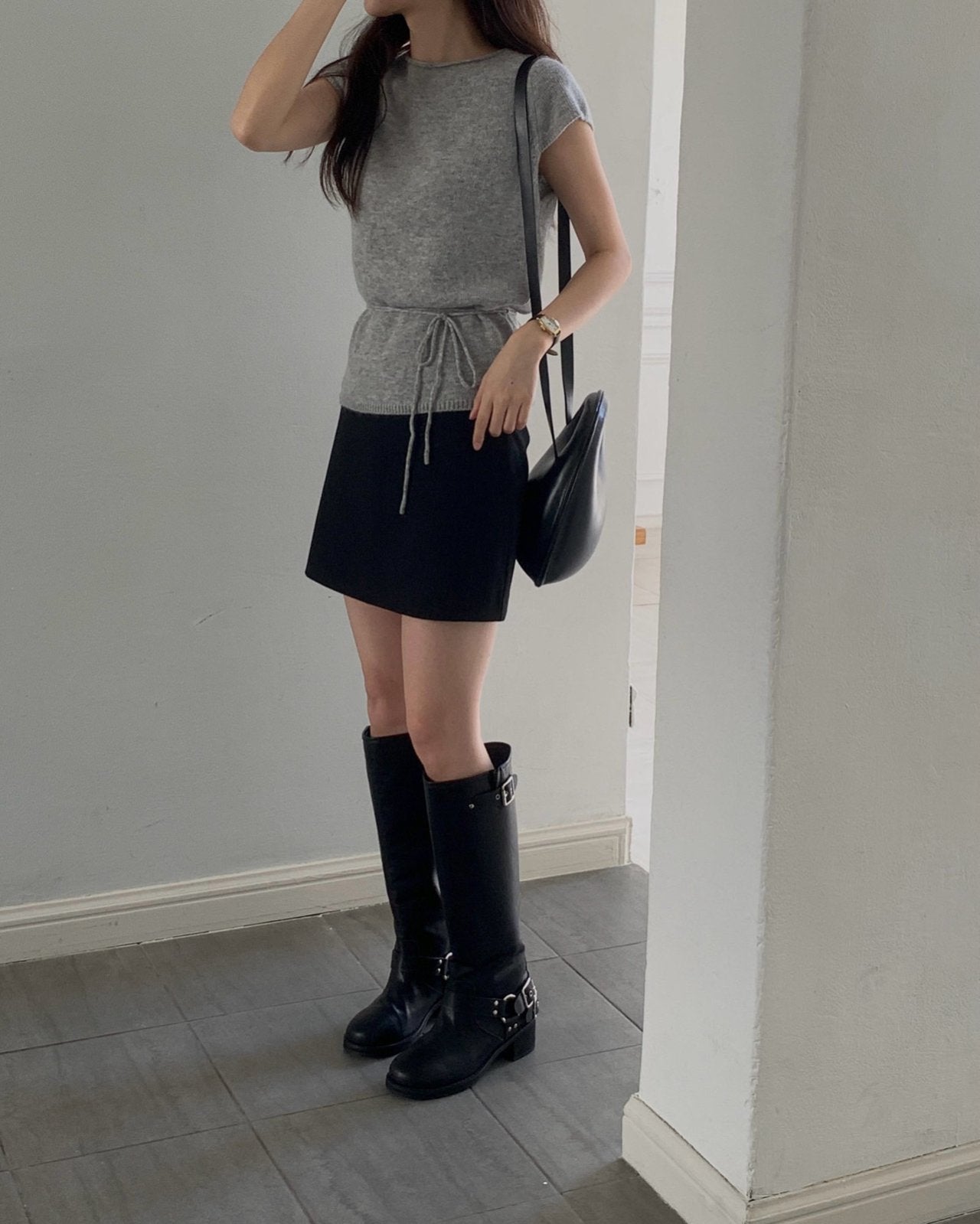 Fox belt knit-3col