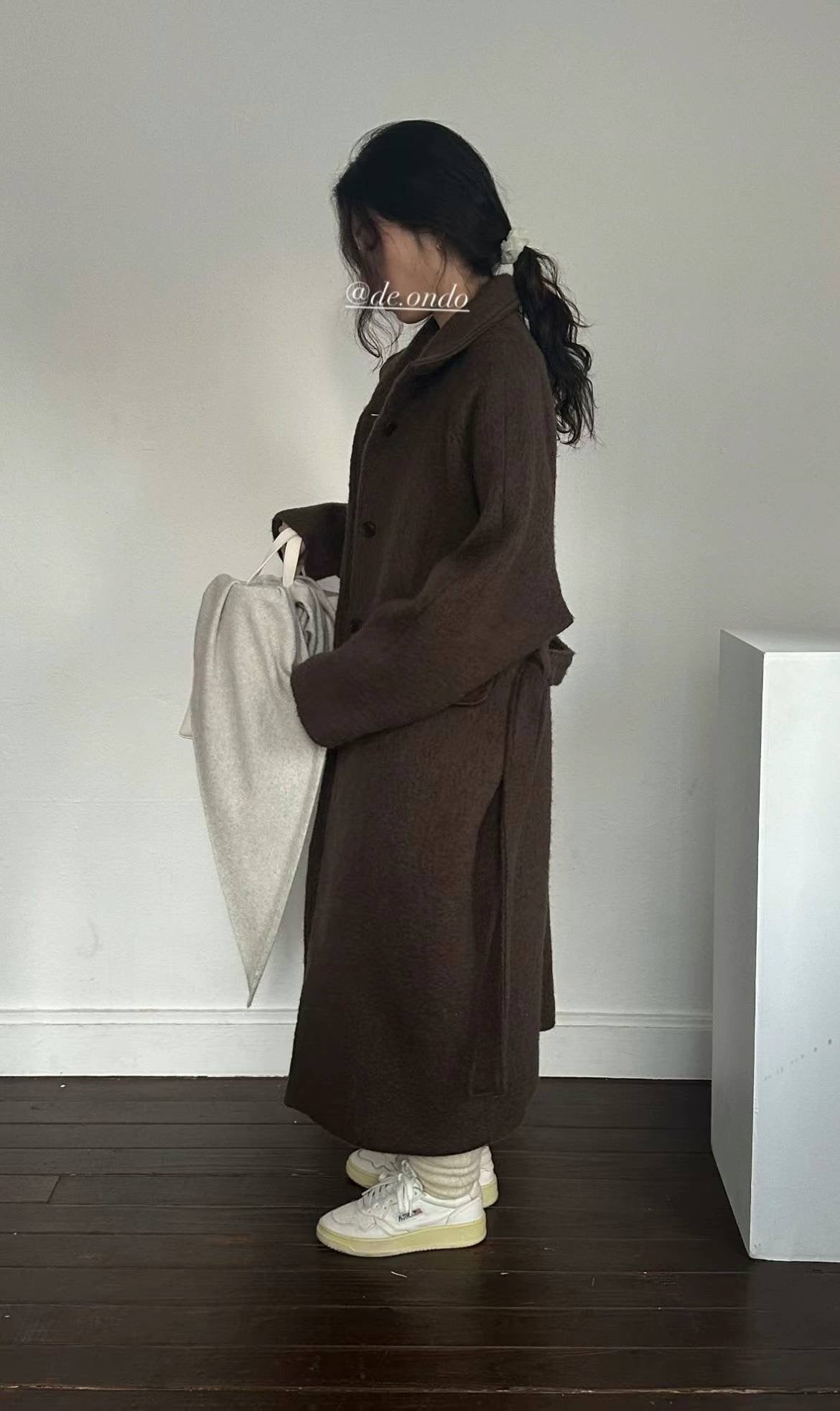 deondo baby alpaca coat-2col