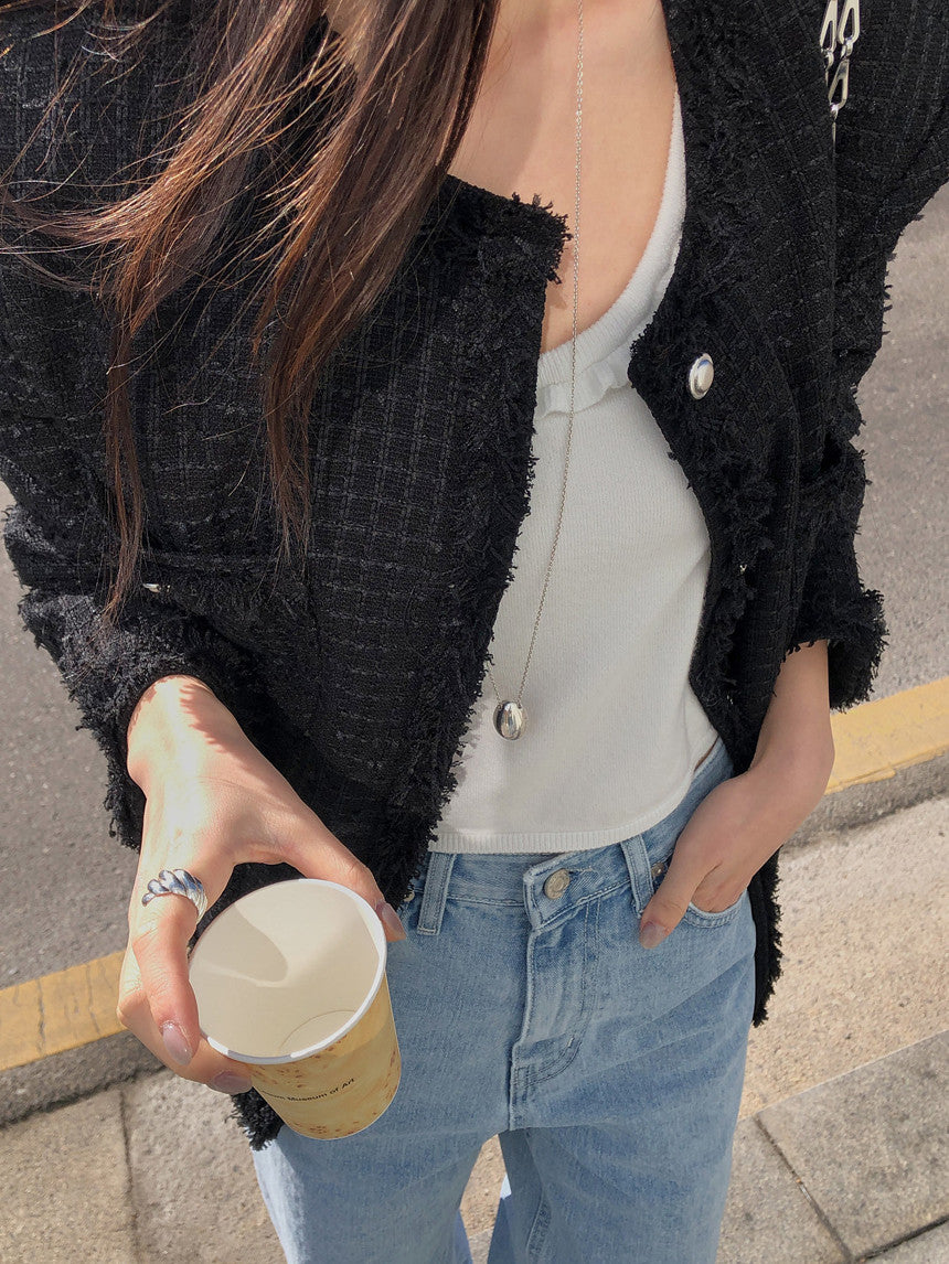 Edga tweed jacket-3col