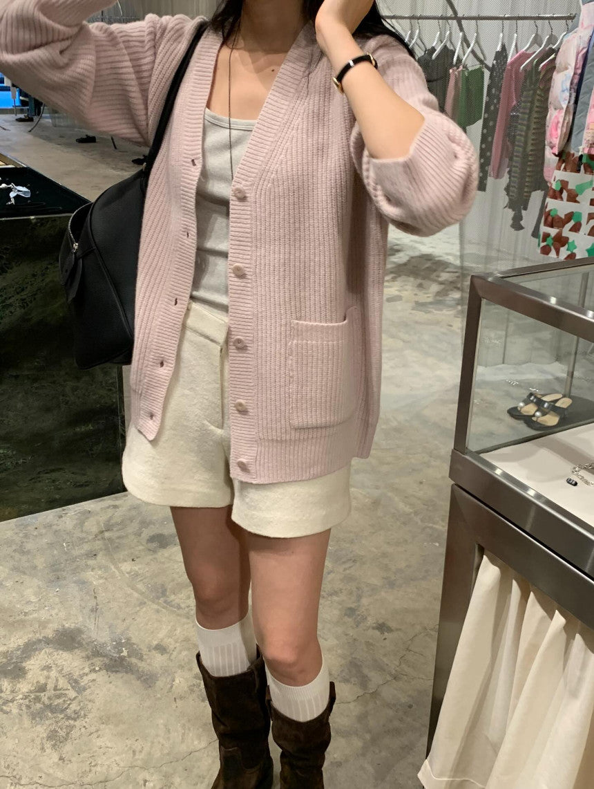 Mue hachi cardigan-4col