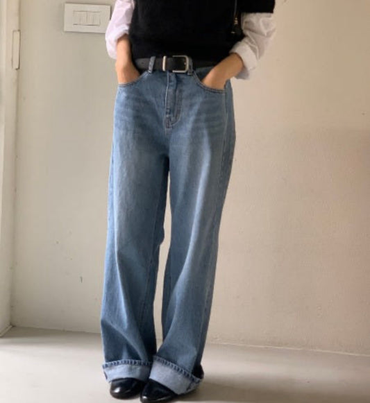 wide denim