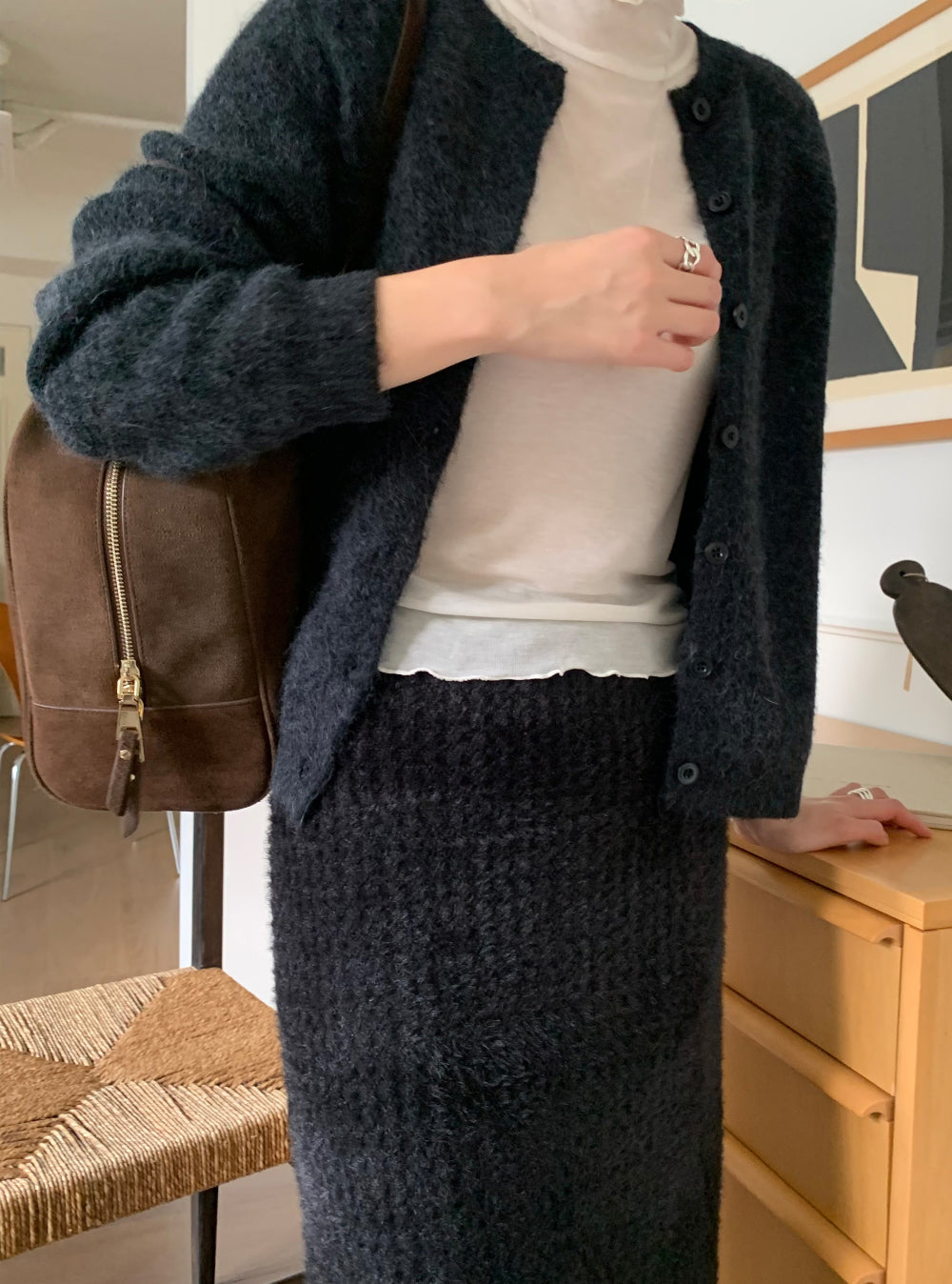 carrot cardigan-4col