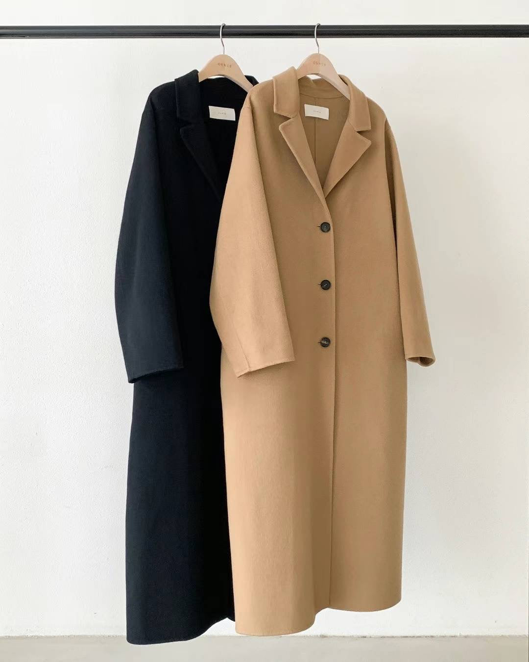 Camel sold out [即納]Ounce cash single maxi coat-2col