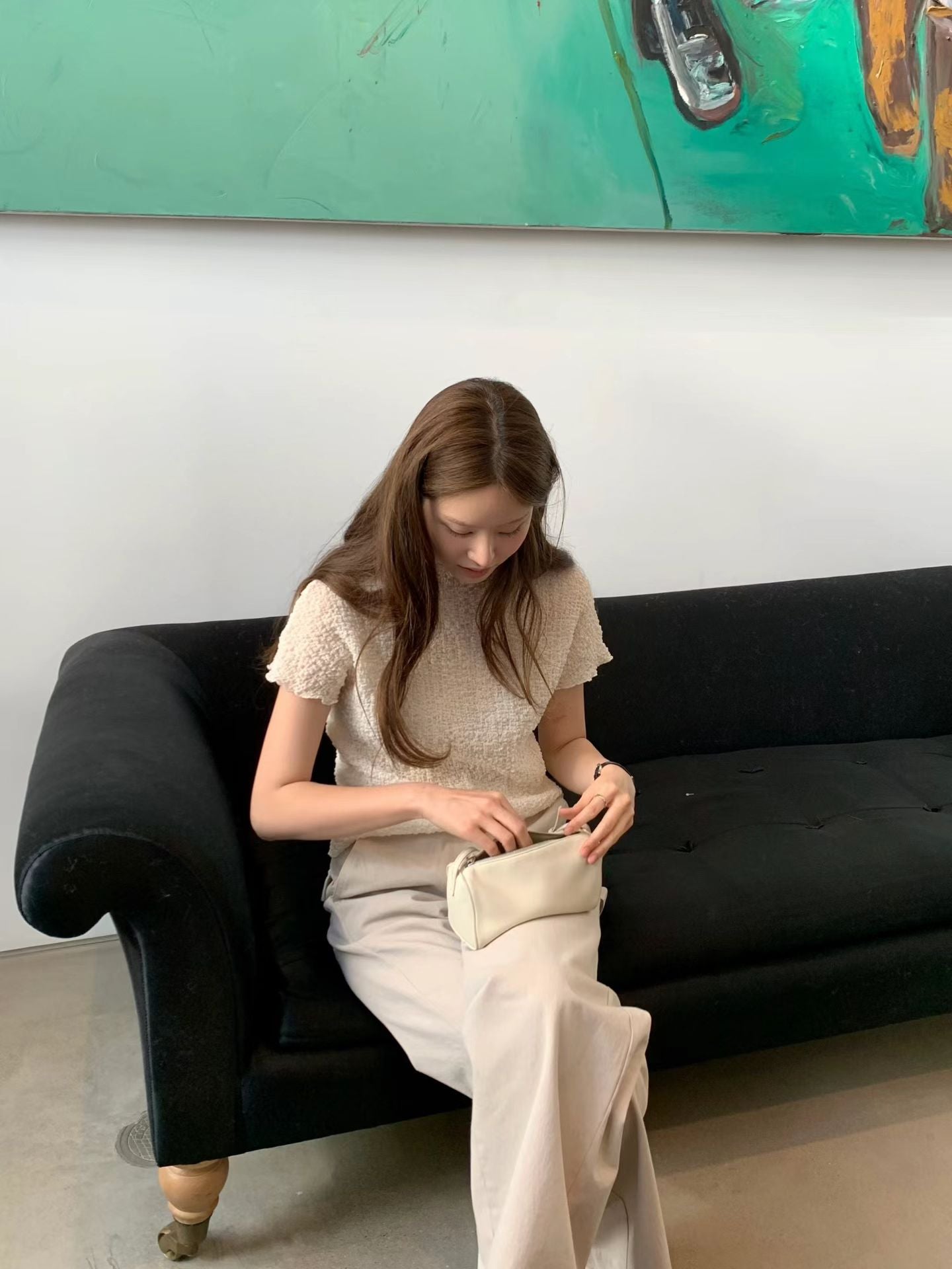 Ounce cloud wrinkle blouse-3col