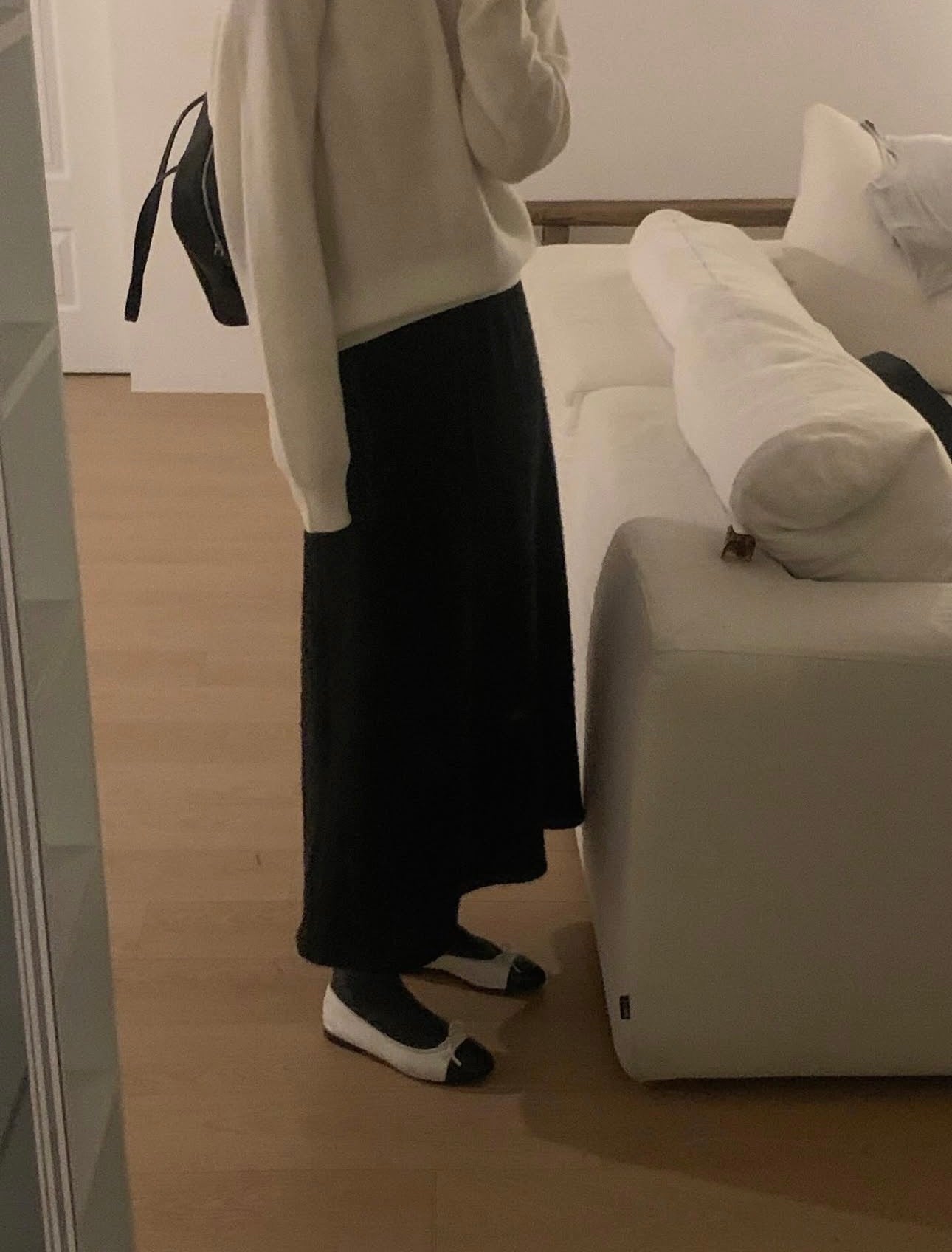 liter sana fur flare skirt-2col