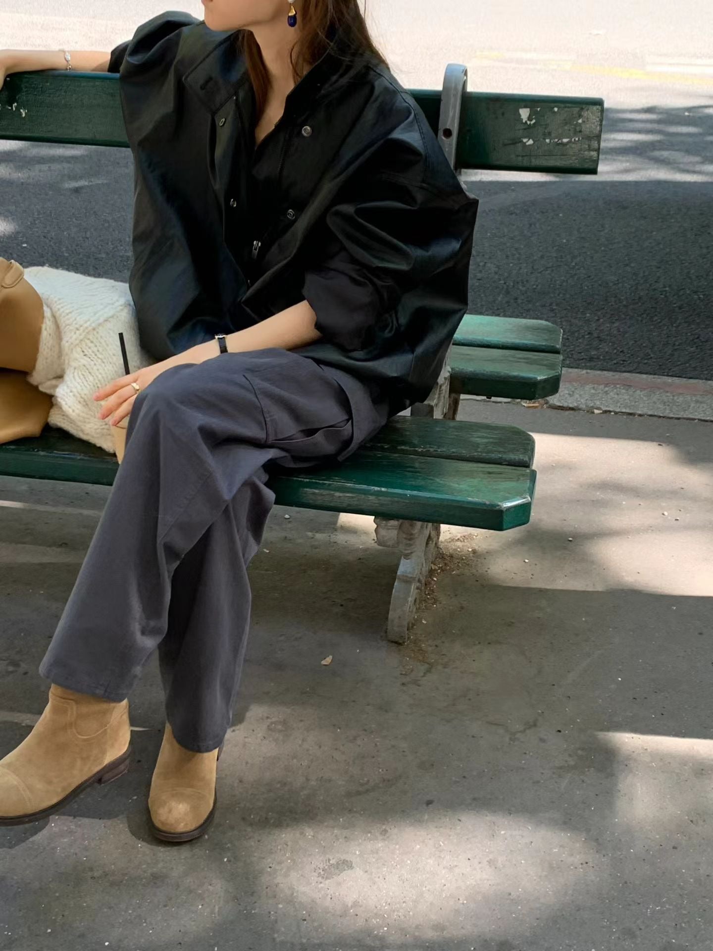 Ounce washing pocket cargo pants-2col