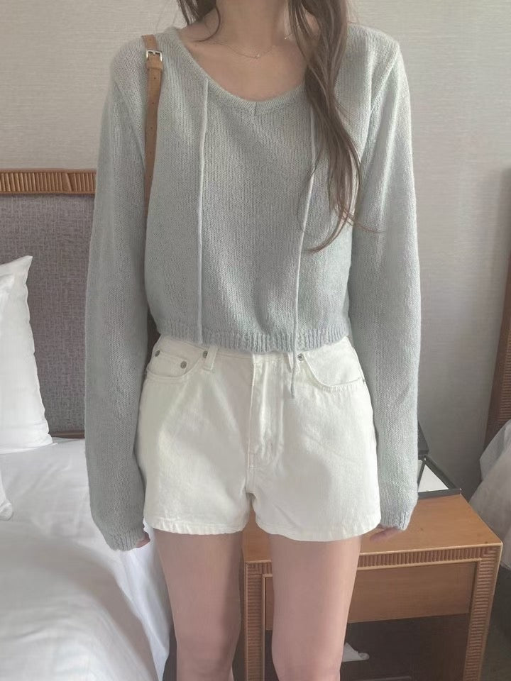 Mohair strap knit-2col