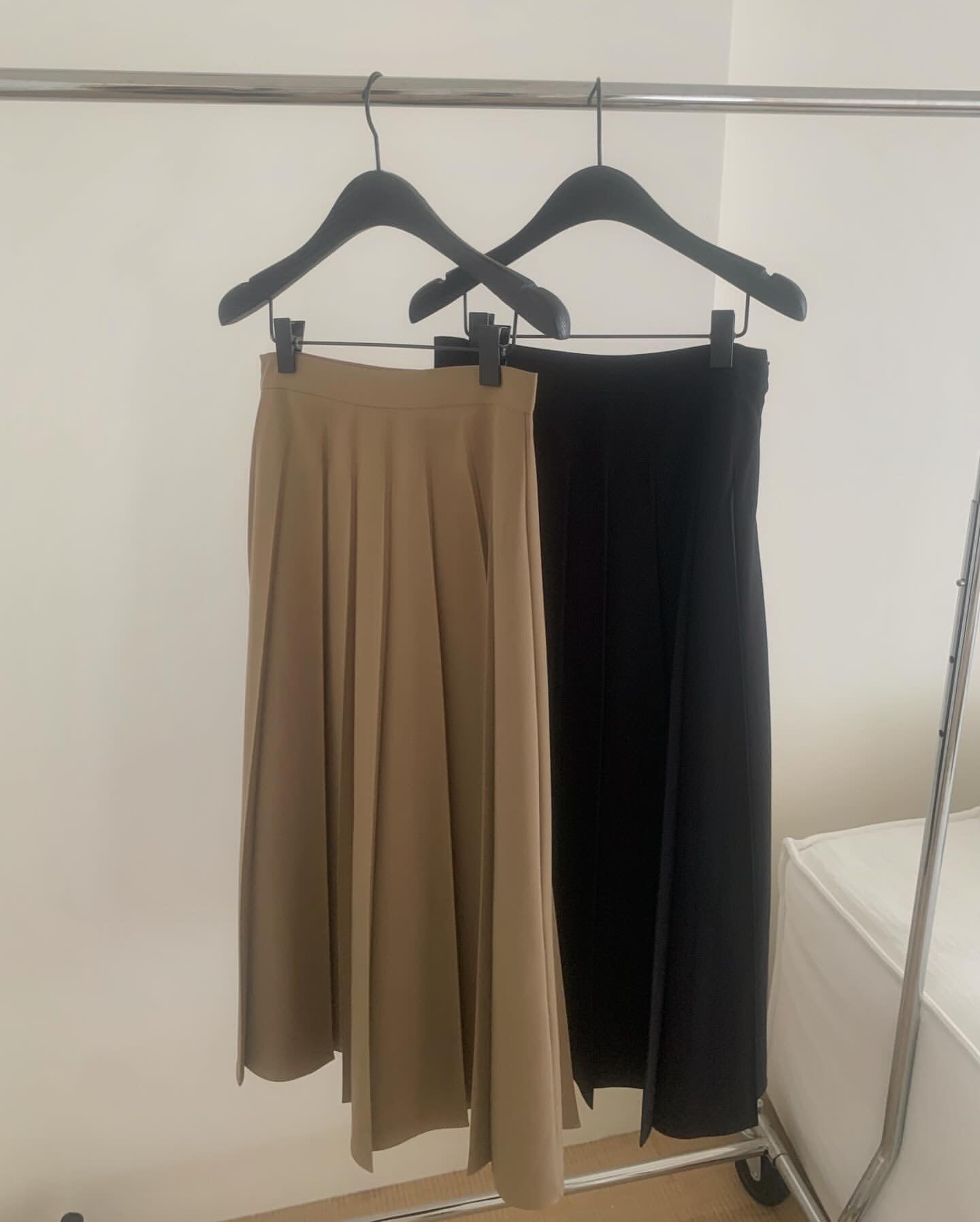 liter kkamiyu pleats skirt-2col