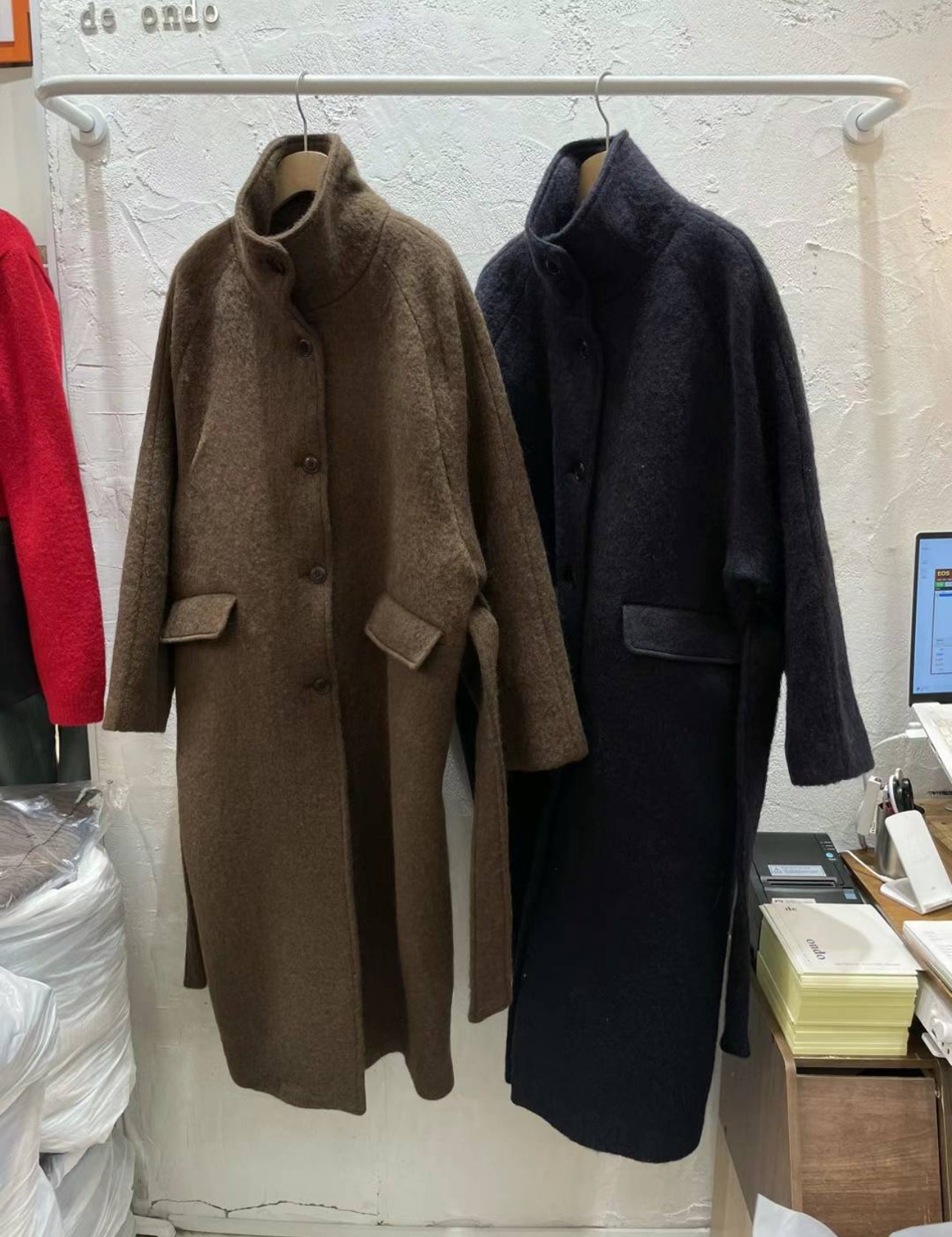 deondo baby alpaca coat-2col