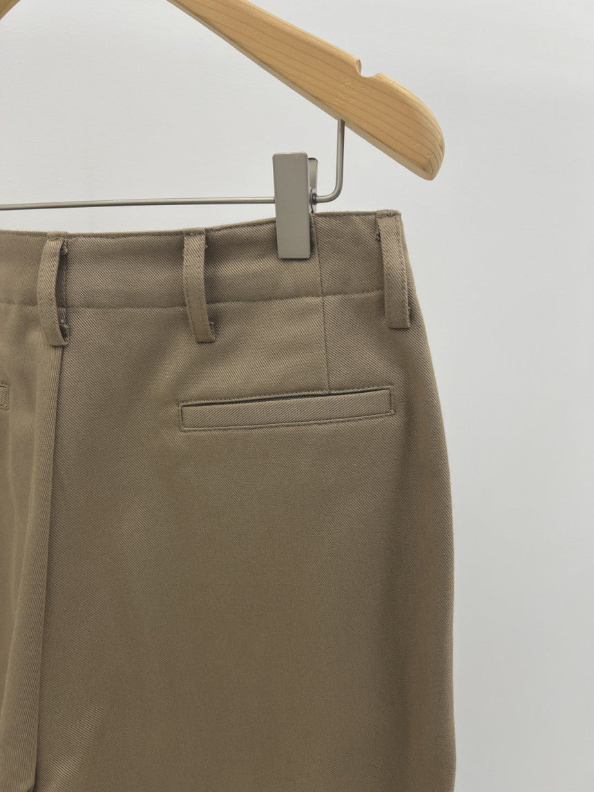 Beline brushed rayon cotton pants-2col