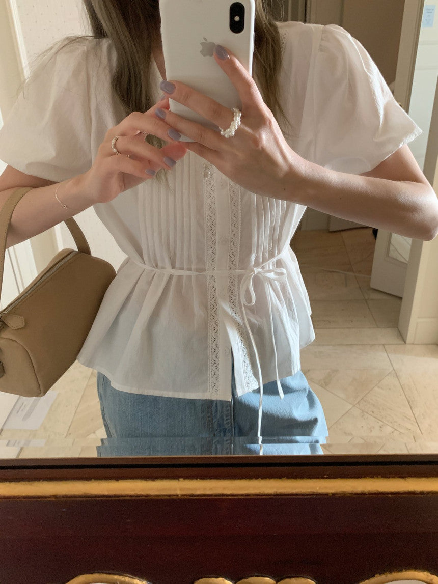 Rev pintuck blouse