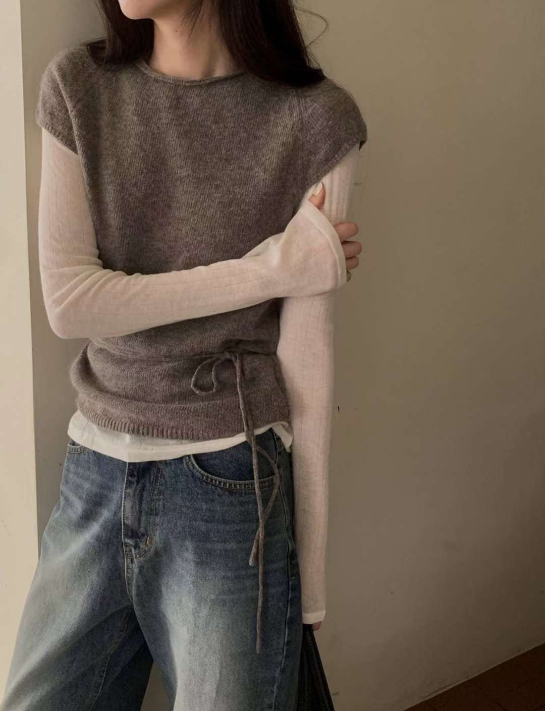 Fox belt knit-3col