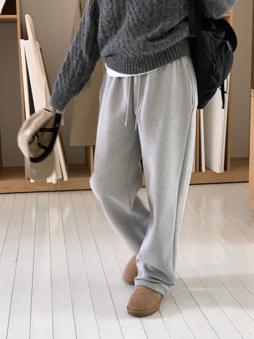 Soft string gimo training pants-4col